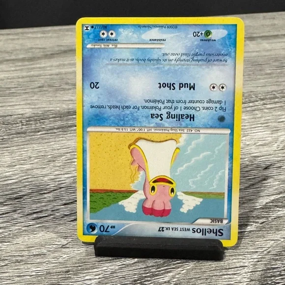 Pokémon | Rising Rivals #80/111: Shellos (2009) - Collectible Trading Card - Picture 2 of 15